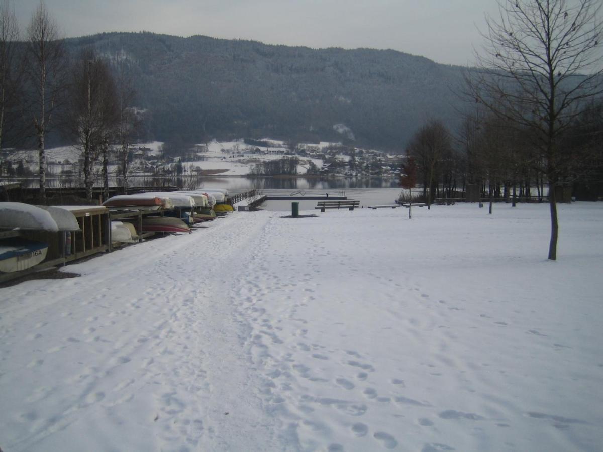 Ossiacher See Apartment: Lakefront Access with Heated Pool Bodensdorf Exterior photo